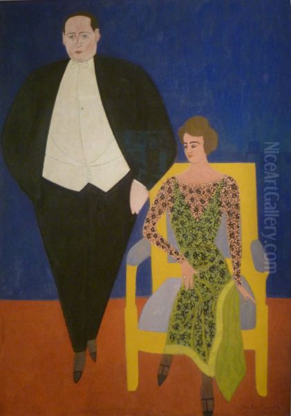 Portrait of Gustave en Norine Van Hecke - view 1