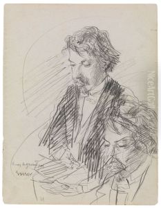 Portrait of the Artist Henry de Groux by James Ensor