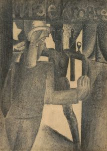 In de kroezel by Frits Van Den Berghe