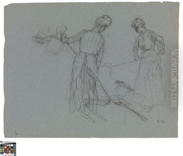 Female Haymakers (study) - view 1