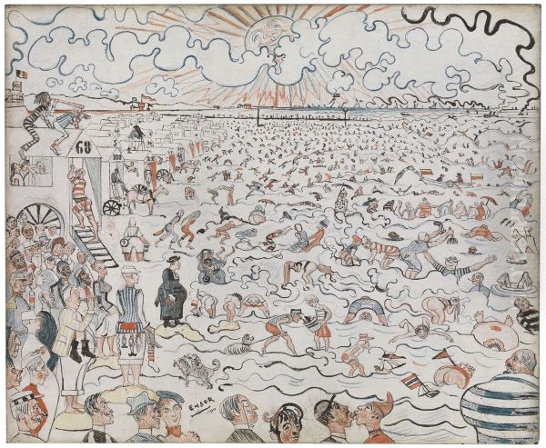 The Baths at Ostend - view 1
