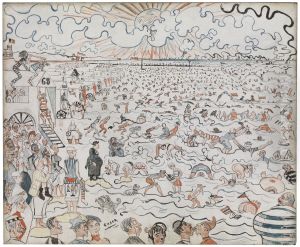 The Baths at Ostend by James Ensor