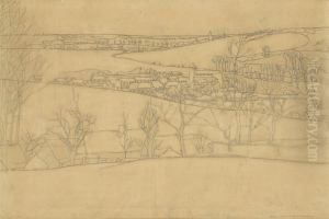 Panorama van Etikhove by Valerius De Saedeleer