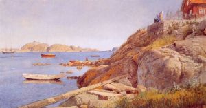 Landscape by Stavern by Hans Gude