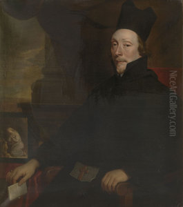 Portret van Winand de la Margelle, abt van Sint-Gertrudisabdij
