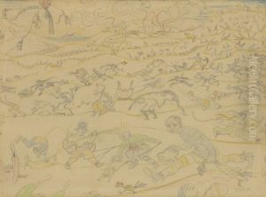 De gefopte boeren by James Ensor