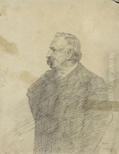 Portret van Ernest Rousseau Portret van Ernest Rousseau