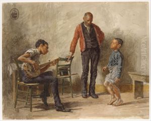 The Dancing Lesson (Negro Boy Dancing) by Thomas Cowperthwait Eakins