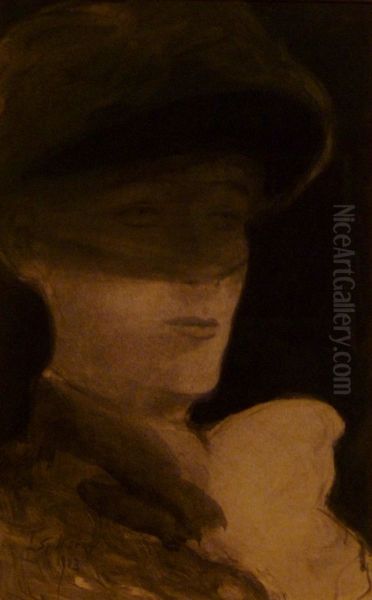 De dame met sluier - view 1