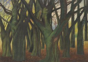 Groene bomen by Leon Spilliaert