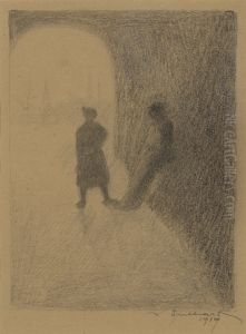 Onder de brug by Leon Spilliaert