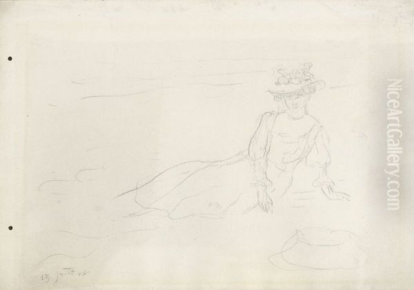 Liggende vrouw - view 1