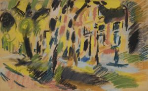 Zicht op Delft by Jules Schmalzigaug