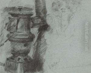 Kachel en figuren (recto)