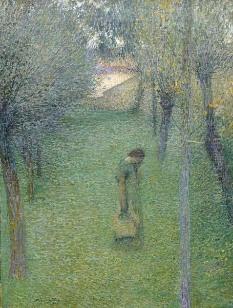 Muse pensive au jardin - view 1