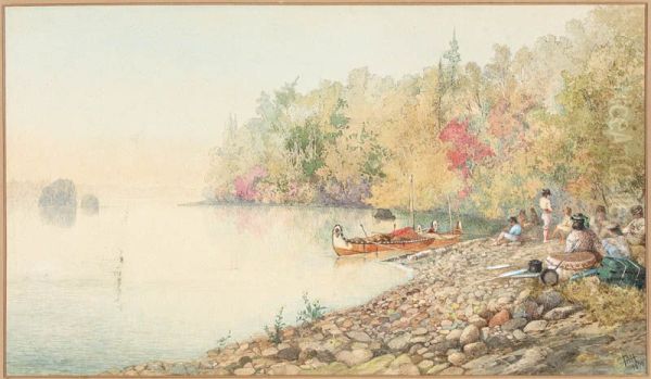Encampment of Voyageurs - view 1