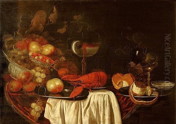 Still life with a lobster. - view 1