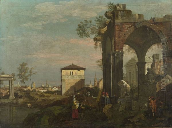 A Caprice Landscape with Ruins - view 1