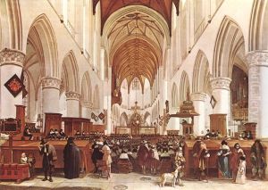 The Interior of the Grote Kerk (St Bavo) at Haarlem
