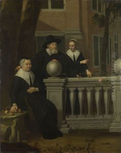 Portrait of an Elderly Man and Two Women