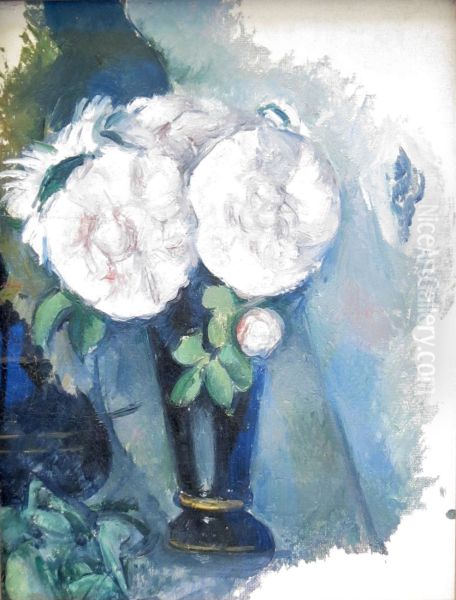 Le vase bleu sombre - view 1