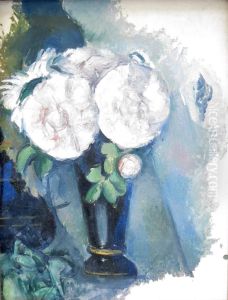 Le vase bleu sombre