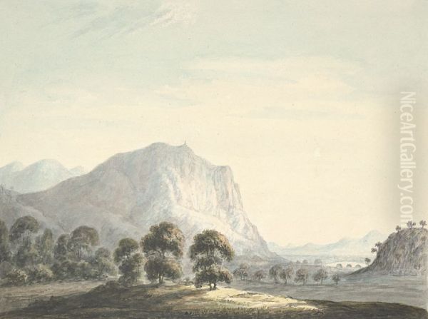 Breiddin Hills, Rodney's Pillar and Belin Mount - view 1