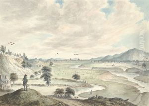 Breyden Hills from Llanymynech and Rodney's Pillar by John Ingleby