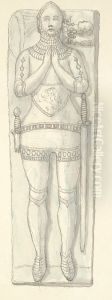 Effigy of a warrior by John Ingleby