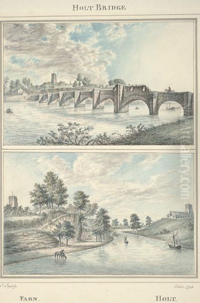 Holt Bridge ; Farn., Holt - view 1