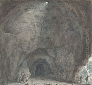 Inside of the cave, Llanarmon,