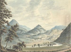 Llangollen, from ye Corwen road by John Ingleby