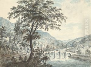 Llansanfraid Bridge, Glyndwrdwy by John Ingleby