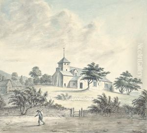 Llanwynog near Newtown by John Ingleby