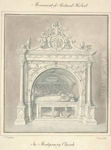 Monument of Richard Herbert in Montgomery Church by John Ingleby