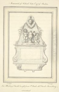 Monument of Richard Lister Esq. of Routon by John Ingleby