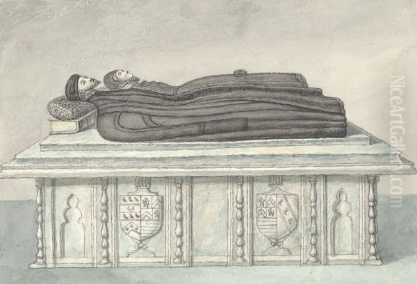 Monument of Richard Onslow in old St. Chad's Church - view 1