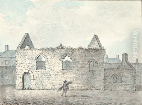 Old chapel in Caernarvon town - view 1