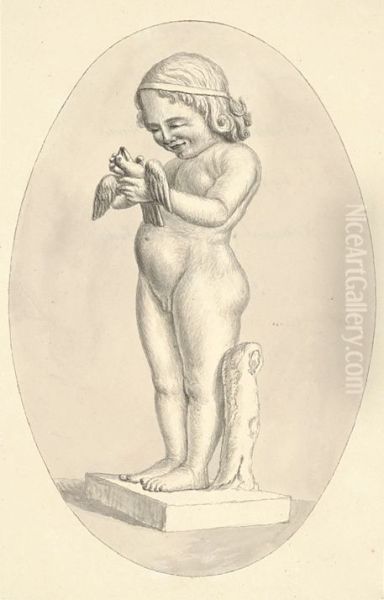 Statue of a boy from Herculaneum - view 1