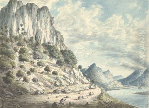 View near Tal y cafn, looking towards Llanrwst - view 1
