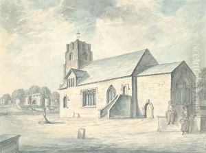 Whittington church and castle Whittington church and castle