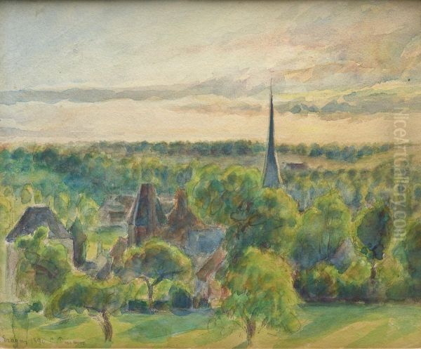 Landscape at Eragny - view 1