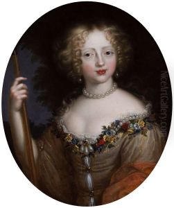 Portrait of Helena Tekla Lubomirska nee Ossolinska as Flora.