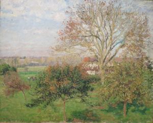 Le Grand Noyer, matin d'automne, Eragny(Matin d'automne a Eragny)