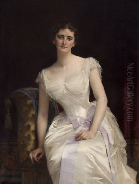 Portrait of Mary Victoria Leiter, the laterLady Curzon of Kedleston, Vicereine of India - view 1