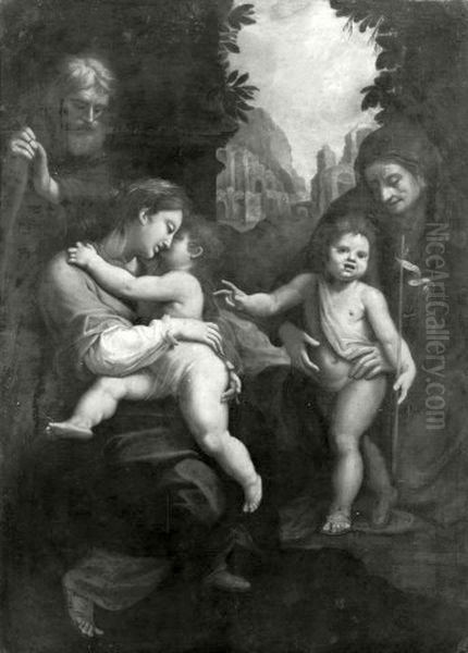 Holy Family with St. John and St. Elizabeth. - view 1