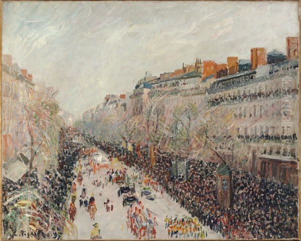 Boulevard Montmartre, Mid-Lent - view 1