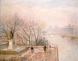 The Louvre, Sunset, Hoar-Frost (Second Series)