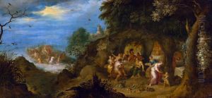 Uczta bogow by Frans Francken the Younger