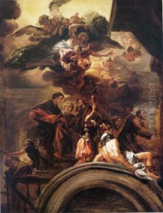 St. Francis before the Pope. St. Francis before the Pope.